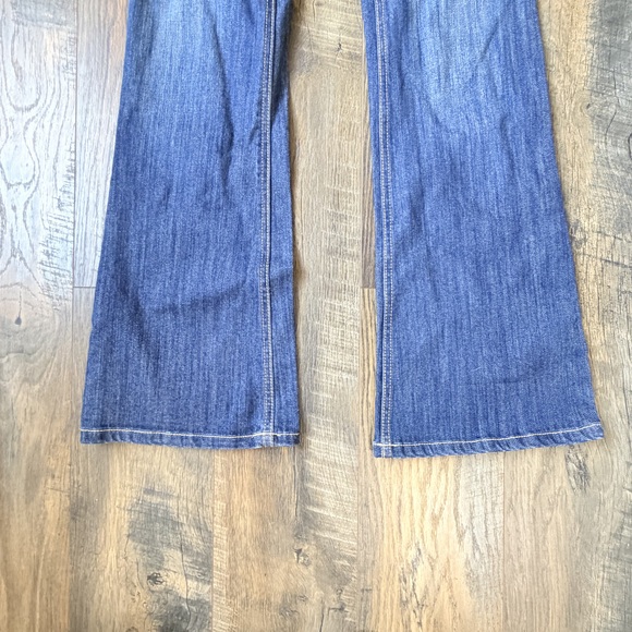 Maternity flared denim jeans size 2 regular natural fibers cotton denim in Blue - Picture 3 of 7